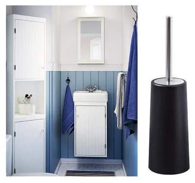 Produktbild von Solidchoice – Toilettenbürste aus Edelstahl mit Halterung für eine gründliche Reinigung