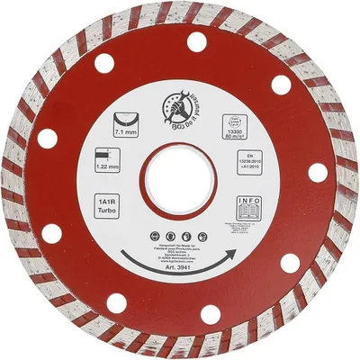 Image de Disque de Coupe Turbo 115 mm - Coupe Rapide et Précise, Pro - D-Work