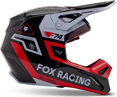 Produktbild von FOX V1 Race Spec Fluorescent Red S Helm