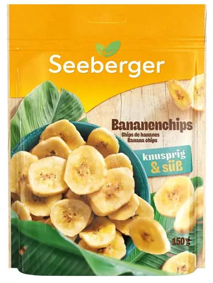 Image de Bananenchips Seeberger, 150 g