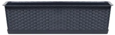 Produktbild von Ratolla Balkonbox mit Sockel ISR700P | Anthrazit