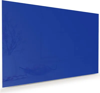 Produktbild von Glasbild 90x60cm in XXL für Wohnzimmer, Schlafzimmer Motiv Königsblauer Hintergrund II