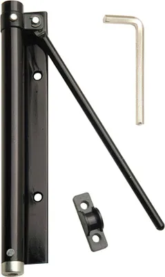 Immagine prodotto di Molla per porta Wolfpack alluminio anodizzato nero (blister 1 pezzo)