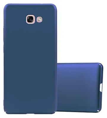 Produktbild von Cadorabo Hülle für Samsung Galaxy A7 2017 Schutzhülle in Blau Hard Case Handy Hülle Etui