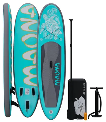 Produktbild von Aufblasbares SUP Stand Up Paddle Board Maona Schildkröte Turtle Surfbrett 308 cm Türkis