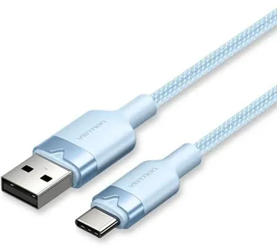 Image de USB 2.0 A to USB-C 3A cable Vention CTNLF 1M (blue)