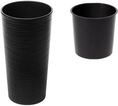 Obrázek produktu pro LAMELA spolka z organiczona odpowiedzi. Obal LILIA  - vrub černá Ø 190 mm 36 cm