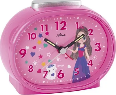 Obrázok produktu pre Atlanta - Detský budík - Princezná - 2135-17