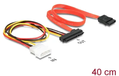 Produktbild von DeLOCK SATA All-in-One cable, 0,5 m