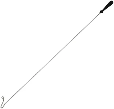 Image de Crochet de capture horizontal pour volaille, longueur 114 cm, en acier, avec poignée confortable en plastique, crochet de capture pour volaille, pour capturer la volaille