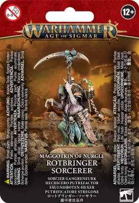 Produktbild von Warhammer Age of Sigmar Maggotkin of Nurgle Rotbringer Sorcerer