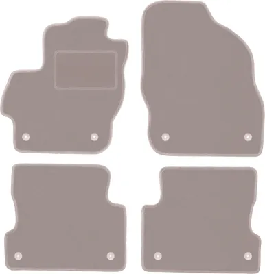 Obrázok produktu pre Velúrové koberčeky do auta pre Mazda 3 II BL hatchback, sedan (2008-2013) - béžové LUX koberčeky (4 ks)