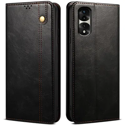 Obrázek produktu pro Pouzdro pro Honor 70 Pro / Honor 70 Pro+, kožené flip pouzdro peněženka s funkcí stojánku černé