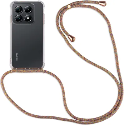 Produktbild von Handykett für Xiaomi 14T Pro Hülle mit Kordel Handyhülle mit Band in Rainbow