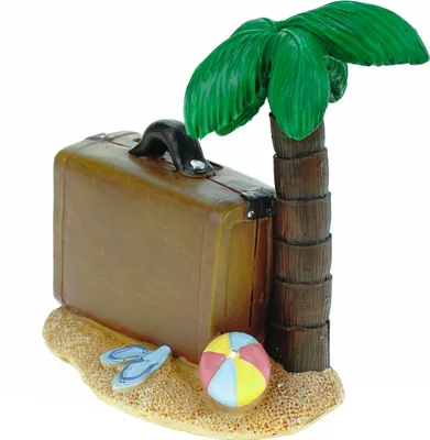 Produktbild von Spardose Geldgeschenk Insel mit Koffer Urlaub