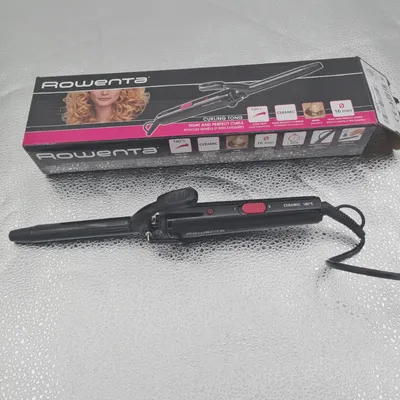 Produktbild von Rowenta CF2133F0, Lockenstab, Warm, Scrollleiste, Gerade fassförmig, 180 °C, Schwarz, Pink