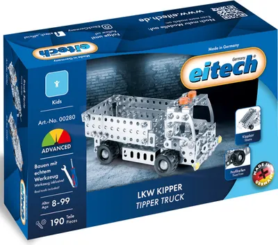 Image de Eitech Jeu de construction - camion-benne - 190 pièces