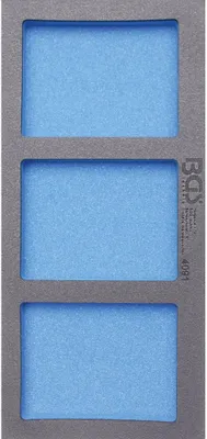 Immagine prodotto di BGS 4091 | Carrello da officina 1/3, vuoto: 3 vani portaoggetti | 408 x 189 x 32 mm