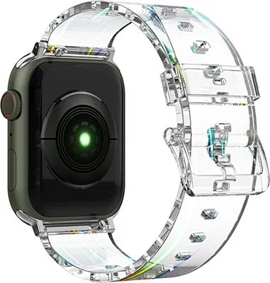 Produktbild von Eko, TPU-Armband für Apple Watch 42/44/45mm Transluzent, Transparent
