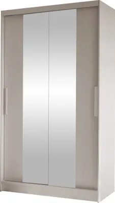 Produktbild von MIRJAN24 Schiebetürenschrank Costa II, Kleiderschrank, Stilvoll Schlafzimmer Garderobenschrank (Farbe: Cashmere)