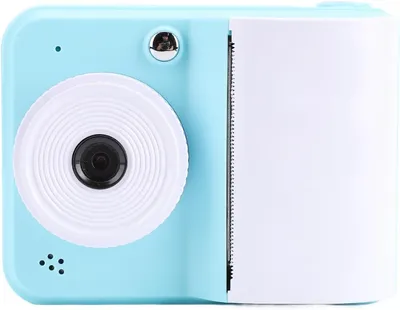 Image de Appareil photo instantané - Appareil photo numérique pour enfants - Prise de photos - Impression instantanée - Écran de 2,4 pouces - Bleu