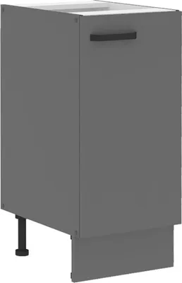 Produktbild von Küche NESSA Unterschrank 40 cm Anthrazit Küchenzeile Küchenblock Einbauküche