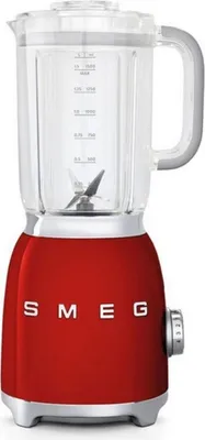 Zdjęcie produktu dla Smeg BLF01RDEU, Blender stołowy, 1,5 l, Funkcja pulse, Rozgniatacz do lodu, 1 m, 800 W