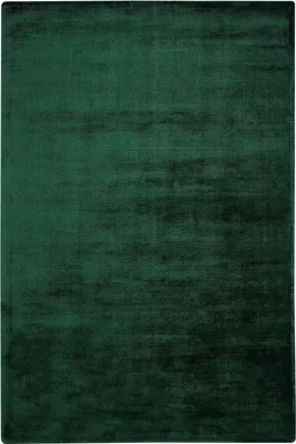 Produktbild von BELIANI Teppich Dunkelgrün Viskose 160 x 230 cm Kurzflor Rechteckig mit Baumwoll-Unterseite skandinavischer Stil