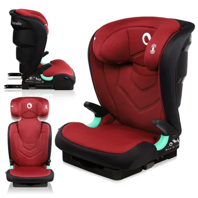 Produktbild von Lionelo Neal Dětská autosedačka 15-36 kg Dětská autosedačka Isofix Boční chrániče Označení i-Size 3směrně nastavitelná opěrka zad Přídavná ochrana hlavy Červená barva