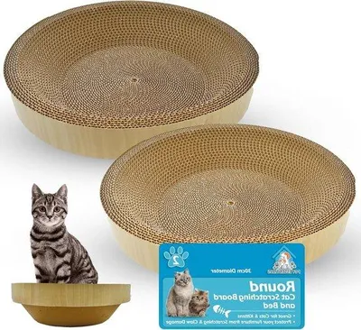 Obrázek produktu pro Kartonový pelíšek a škrabadlo pro kočky, 30 cm