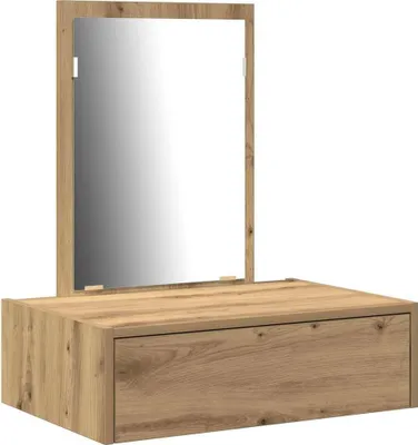 Produktbild von vidaXL Schminktisch mit Schubladen Braun 60 x 40 x 70 cm Holzwerkstoff