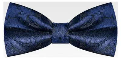 Produktbild von Elegante Herrenfliege - Klassische Fliege für Anzug, Hochzeit, Party und Business – Vorgebunden, verstellbar – Ideal mit Einstecktuch und Hosenträgern