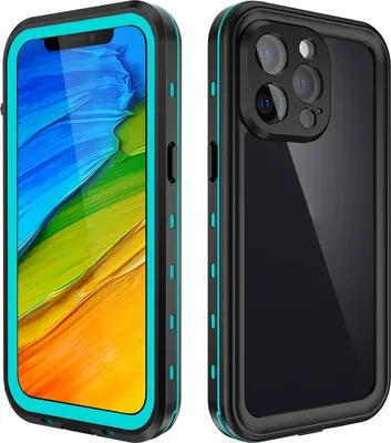 Zdjęcie produktu dla Dla iPhone 13 Pro RedPepper Transparent Dot Shockproof Wodoodporny PC + TPU skrzynia ochronna (niebieski)