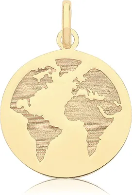 Produktbild von Eleganter 9 Karat (375) Gold Damen - Anhänger - 21mm*16mm; TRS36021