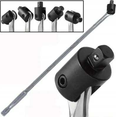 Produktbild von LUXTOM | Gelenkgriff, 1/2", 750mm, Steck-Drehgriff, Schiebegriff mit Gelenk, Gelenkhebel