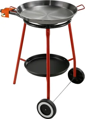 Produktbild von Paella Grill Set Andreu komplett mit Kelle und Gasanschluss - 12 Rationen