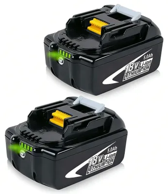 2er-Pack 18V 5000mAh Li-Ion Akku für Makita Werkzeuge
