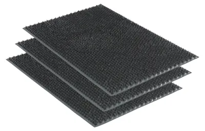 Produktbild von Astra Fußmatte für Außen ZOE 3ER SET Grau 40 x 60 cm