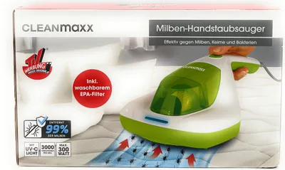 Image de CLEANmaxx Aspirateur à main pour acariens