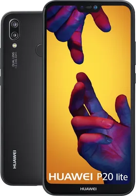 Image de Huawei Smartphone P20 Lite, 64GB, Dual-SIM, couleur : noir