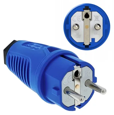 Produktbild von Gummistecker PCE 0521-S blau