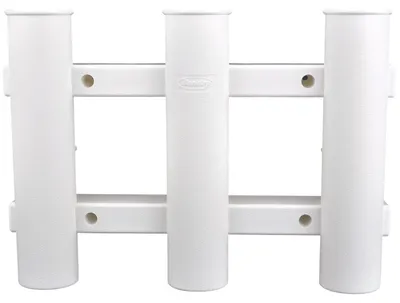 Produktbild von Berkley Tube Rod Rack weiß - Bootsrutenhalter für 3 Ruten