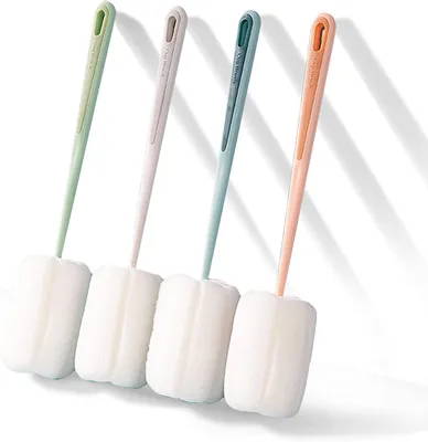Produktbild von 8er Schwammbürste 25cm Glasbürste Flaschenreiniger Küche