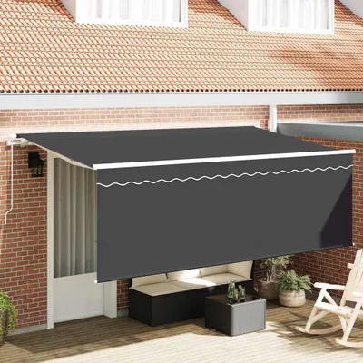 Obrázok produktu pre Maison Exclusive – výsuvná markíza, antracitová, 350 x 200 cm