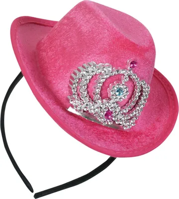 Produktbild von Haarreif Cowboyhut Wilder Westen Pink Karneval Fasching Halloween Party Cosplay
