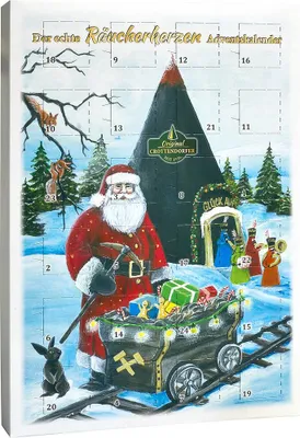 Produktbild von Crottendorfer Räucherkerzen-Adventskalender - Motiv 2025 (30cm) von Crottendorfer