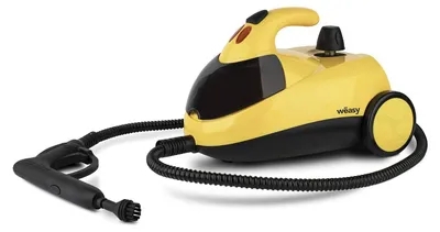Dampfreiniger 4 bar, 1,5 l, 1500 W, 10-teiliges Zubehör, gelb/schwarz