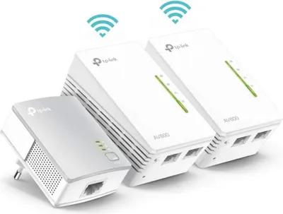 Zdjęcie produktu dla TP-Link TL-WPA4220T KIT, Wzmacniacz sieciowy, 300 m, 300 Mbit/s, 10,100 Mbit/s, Windows 10, Windows 10 Education, Windows 10 Education x64, Windows 10 Enterprise, Windows 10..., 10/100Base-T(X)