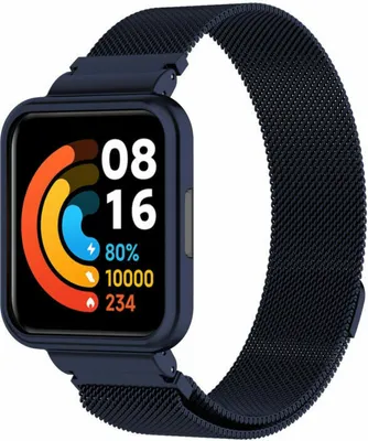 Produktbild von Strap-It Redmi Watch 2 Lite Milanese Armband (Blau)