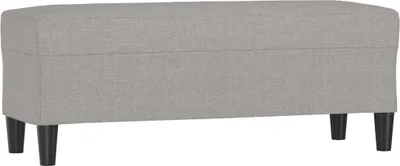 Obrázok produktu pre vidaXL Lavica Light Grey 100x35x41 cm Látka